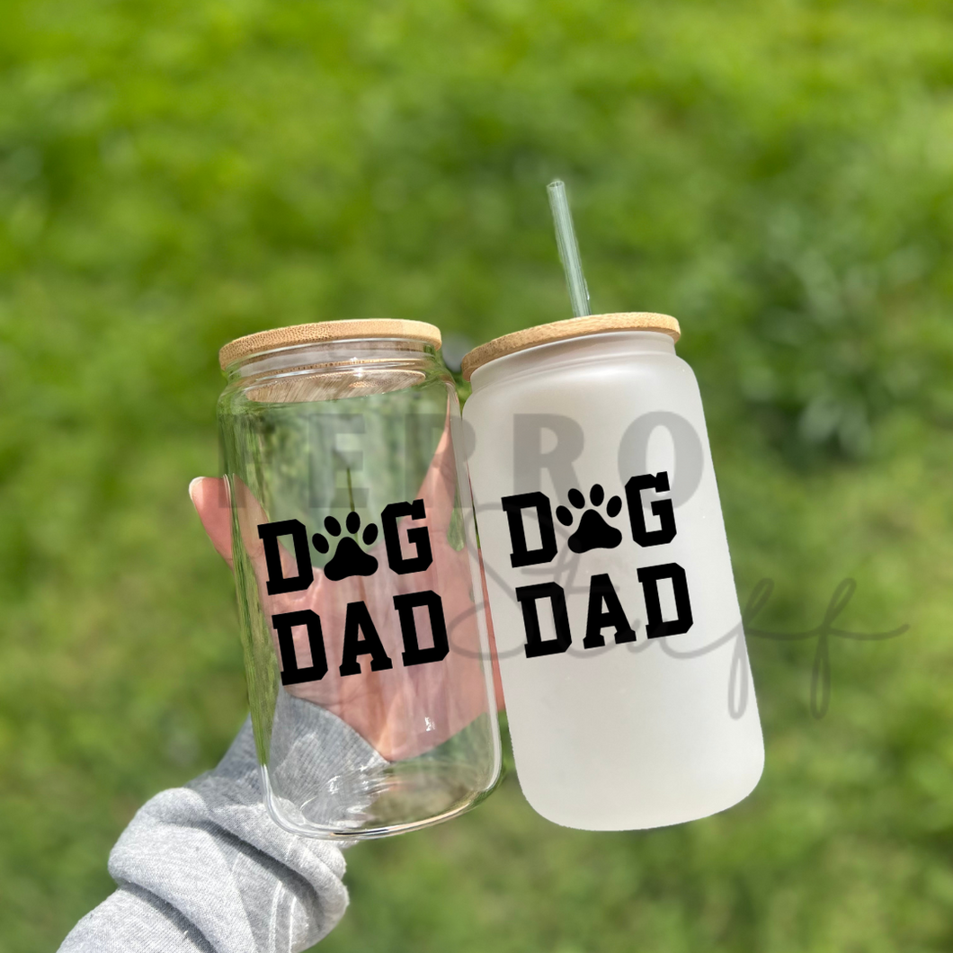 Dog Dad - Glass